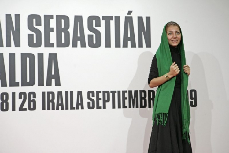 San sebastian Film Festival with her film "Green days" 2009