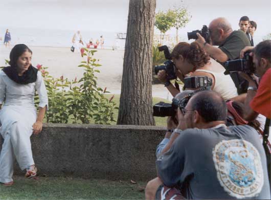 Venice International Film Festival with her film "Joy of madness" at the age of 14