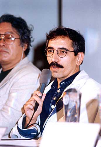 Tokyo film festival with his film "Gabbeh" 1996