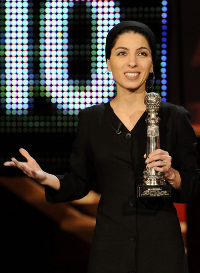 receiving The Special Jury Prize for her film "Two legged horse" Sansebastian film festival, Spain 2008